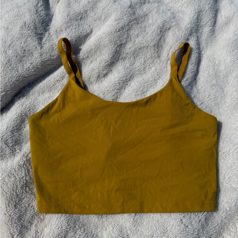 Yellow Mustard Crop Top/Sports Bra